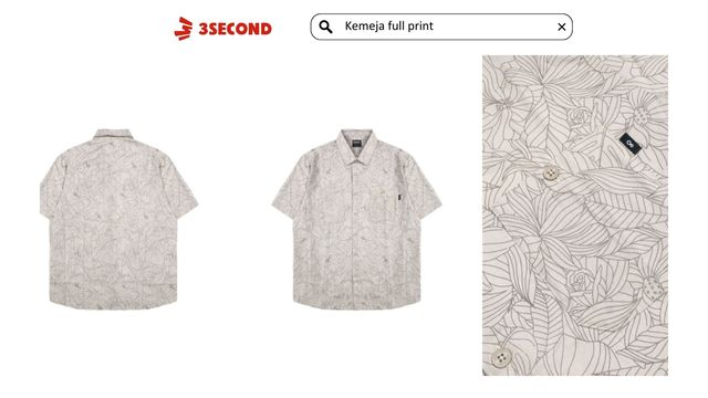 kemeja full print